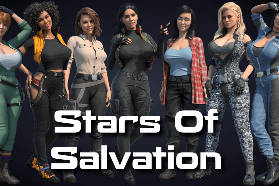 Lewdninja. Stars of Salvation [Stiglet]. Stars of Salvation [Stiglet] игра. High Five 5 on Salvation девушки в игре с сиськами.